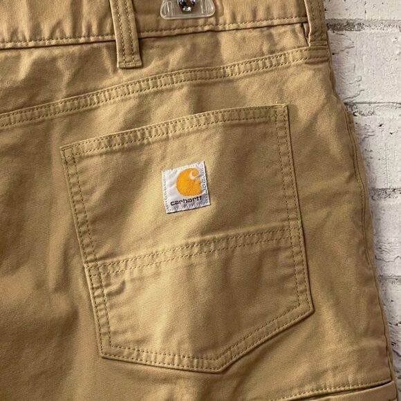 Carhartt Relaxed Fit Work Pants Men's 44x30 Brown Canvas - Picture 6 of 13
